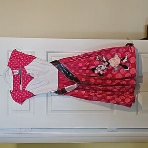 Disney THE DRESS SHOP Minnie Mouse Dress Pink Polka Dot